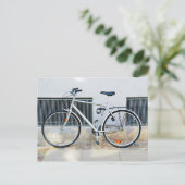 グレー自転車、コペンハーゲン、デンマーク ポストカード (スタンド正面)