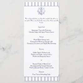 グレー航海のいかりのメストライプニュー結婚の メニュー