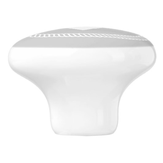 グレー航海のいかりモノグラム セラミックノブ (側面)