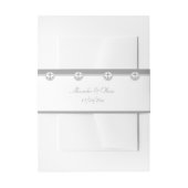 グレー航海のいかり 招待状ベリーバンド (正面例)