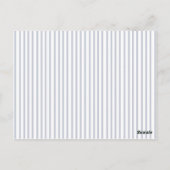 グレー航海ののいかり表ストライプ番号 ポストカード (裏面)