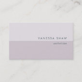 グレー薄紫 |色ブロモダンック 名刺 (正面)