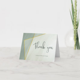 グレー表示のジオメトリック結婚タイポグラフィ カード