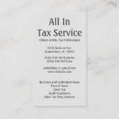 グレー計算機税務サービス 名刺 (裏面)