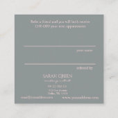 グレー赤面 紹介カード (裏面)