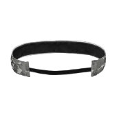 グレー迷彩パターン、軍隊パターン、陸軍 アスレチックヘッドバンド (裏面)