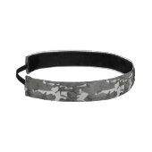 グレー迷彩パターン、軍隊パターン、陸軍 アスレチックヘッドバンド (左)