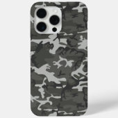 グレー迷彩パターン、軍隊パターン、陸軍 Case-Mate iPhoneケース (裏面)
