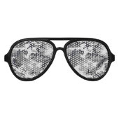 グレー迷彩柄レンズサングラス/シェード アビエーターサングラス (正面)