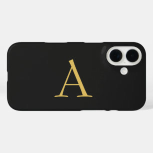 グレー金ゴールドカラーモノグラムプロフェッショナル iPhone 16ケース