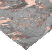 グレー金ゴールドバラマーブルモダンデザイン テーブルクロス (アングル)