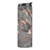 グレー金ゴールドバラ大理石モダンデザイン タンブラー (回転左)