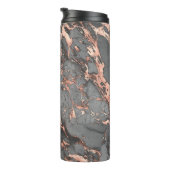 グレー金ゴールドバラ大理石モダンデザイン タンブラー (回転右)