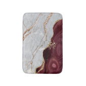 グレー金ゴールドブルゴーニュ大理石、花崗岩、石のテクスチャ バスマット (正面縦)