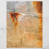 グレー錆びたコンクリートアーバンアブスタクトスクラップブック紙 (正面)