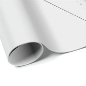 グレー電柱の低角度撮影 ラッピングペーパー (ロールコーナー)