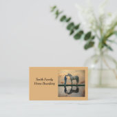 グレー馬と新郎OTTBの名刺 名刺 (スタンド正面)