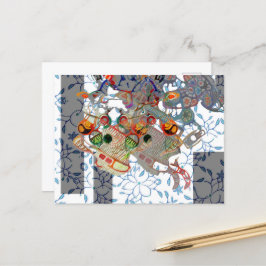 グレー魔法 ポストカード