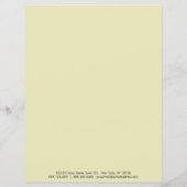 グレー黄シンプル色縁どの価格表3 チラシ (裏面)