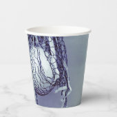 グレー10代のバースデーパーティーネット&バレーボールスポーツ 紙コップ (正面)