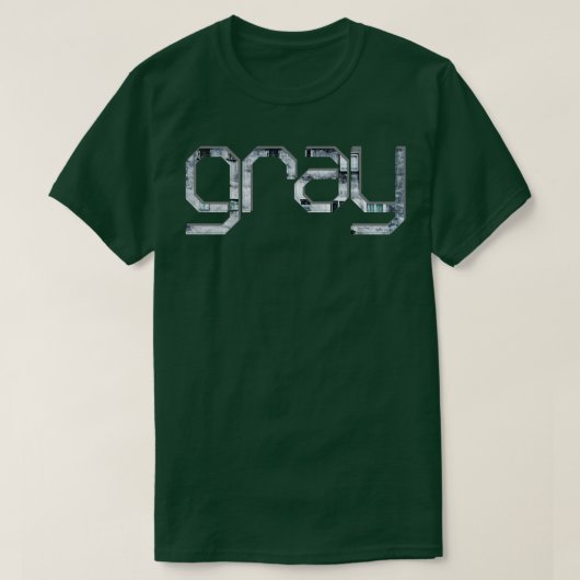 グレー1 Tシャツ (デザイン正面)