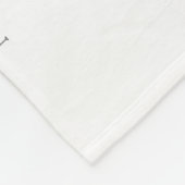 グレー3フォトコラージュベビー誕生詳細  フリースブランケット (角)