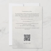 グレー3枚の写真コラージペットドッグ結婚ズ セーブザデート (裏面)