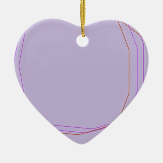 グレー8297抽象芸術アート セラミックオーナメント (正面)