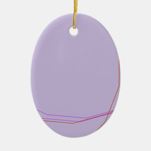 グレー8297抽象芸術アート セラミックオーナメント (正面)