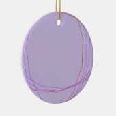 グレー8297抽象芸術アート セラミックオーナメント (右)