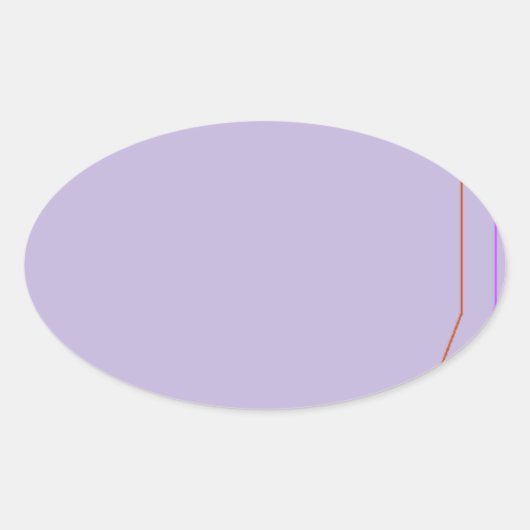 グレー8297抽象芸術アート 楕円形シール (正面)