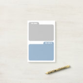 グレー&アッシュブルーto Do & 買 To  ポストイット (デスク上)