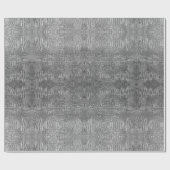 グレー アリゲーター 革 うろこ 爬虫類 パターン ラッピングペーパー (フラット)