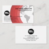 グレー·アース·ロジスティクス輸送 名刺 (正面/裏面)