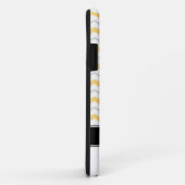 グレー&イエローシェブロンモノグラムiPhone 5ケース Case-Mate iPhoneケース (裏面/右)