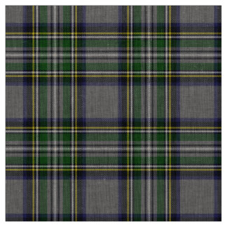 グレー&イエロータータンチェックプレイド ファブリック