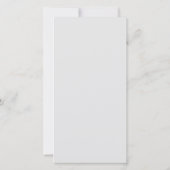 グレー ウェディング プロフェッショナル ミニマル プレーーン セーブザデート (裏面)