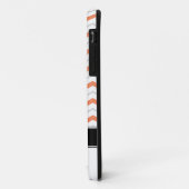 グレー&オレンジシェブロンモノグラムiPhone 5ケース Case-Mate iPhoneケース (裏面/左)