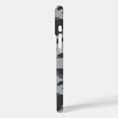 グレー カモフラージュ オリジナル Case-Mate iPhoneケース (裏面 / 左)