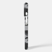 グレー カモフラージュ オリジナル Case-Mate iPhoneケース (裏面 / 左)