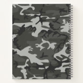 グレー カモフラージュ, カモフラージュ, 軍用, 軍 ノートブック (裏面)