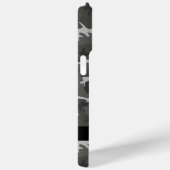 グレー カモフラージュ 名前入り 名前 名前入れ 個人名 オリジナル Case-Mate iPhoneケース (裏面 / 右)