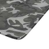 グレー カモフラージュ 迷彩 軍用デザイン カッティングボード (角)