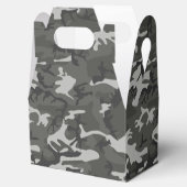 グレー カモフラージュ 迷彩 軍用デザイン フェイバーボックス (オープン)