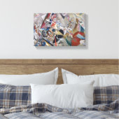 グレー キャンバスプリント (インサイチュ (寝室))