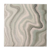 グレー&グリーンマーブルセレニティセラミックスタイル タイル (正面)