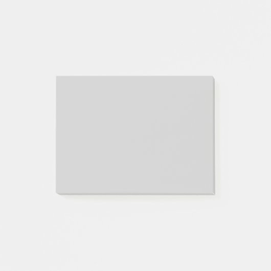 グレー/グレーテンプレート ポストイット (正面)