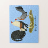 グレー・ゲーム・フォウル・ペア ジグソーパズル (縦)