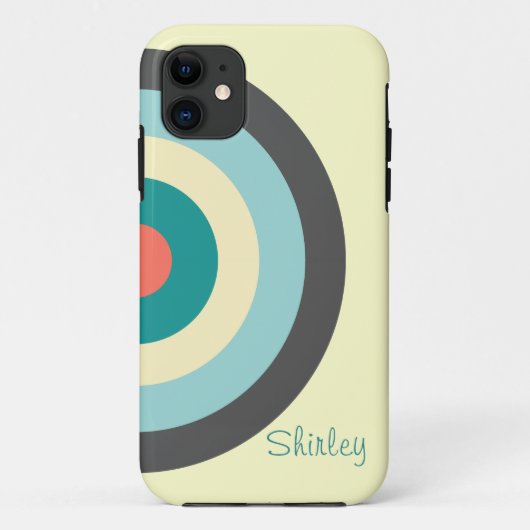 グレー・コンビネーション・ブルズイ・バイ・シャーリー・テイラー Case-Mate iPhoneケース (裏面)