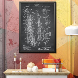 グレー |サクソフォン特許 ポスター